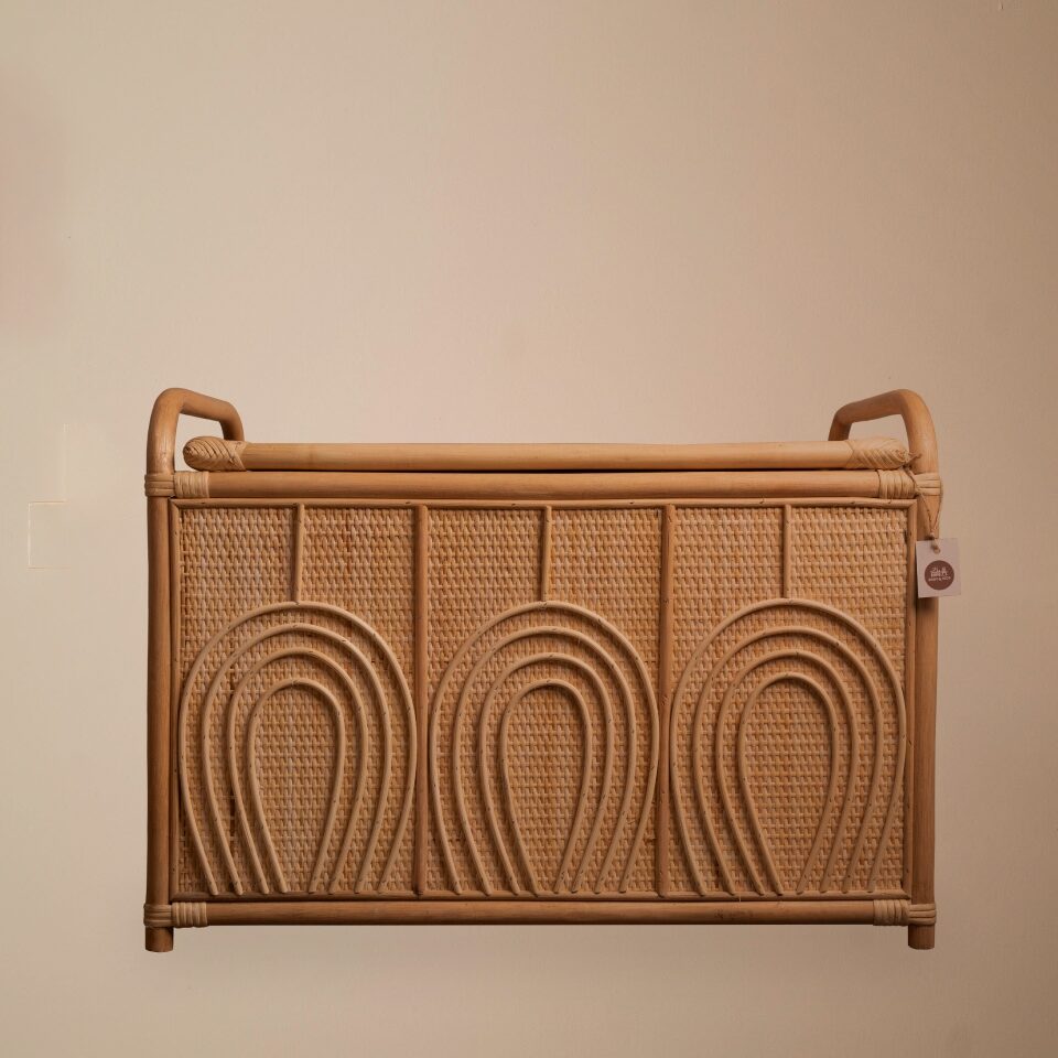 Coffre à jouets arc en ciel