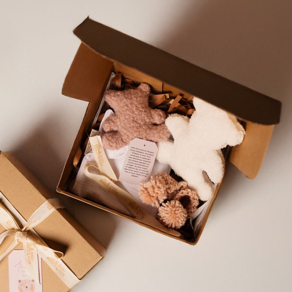 Coffret cadeau nouveau né