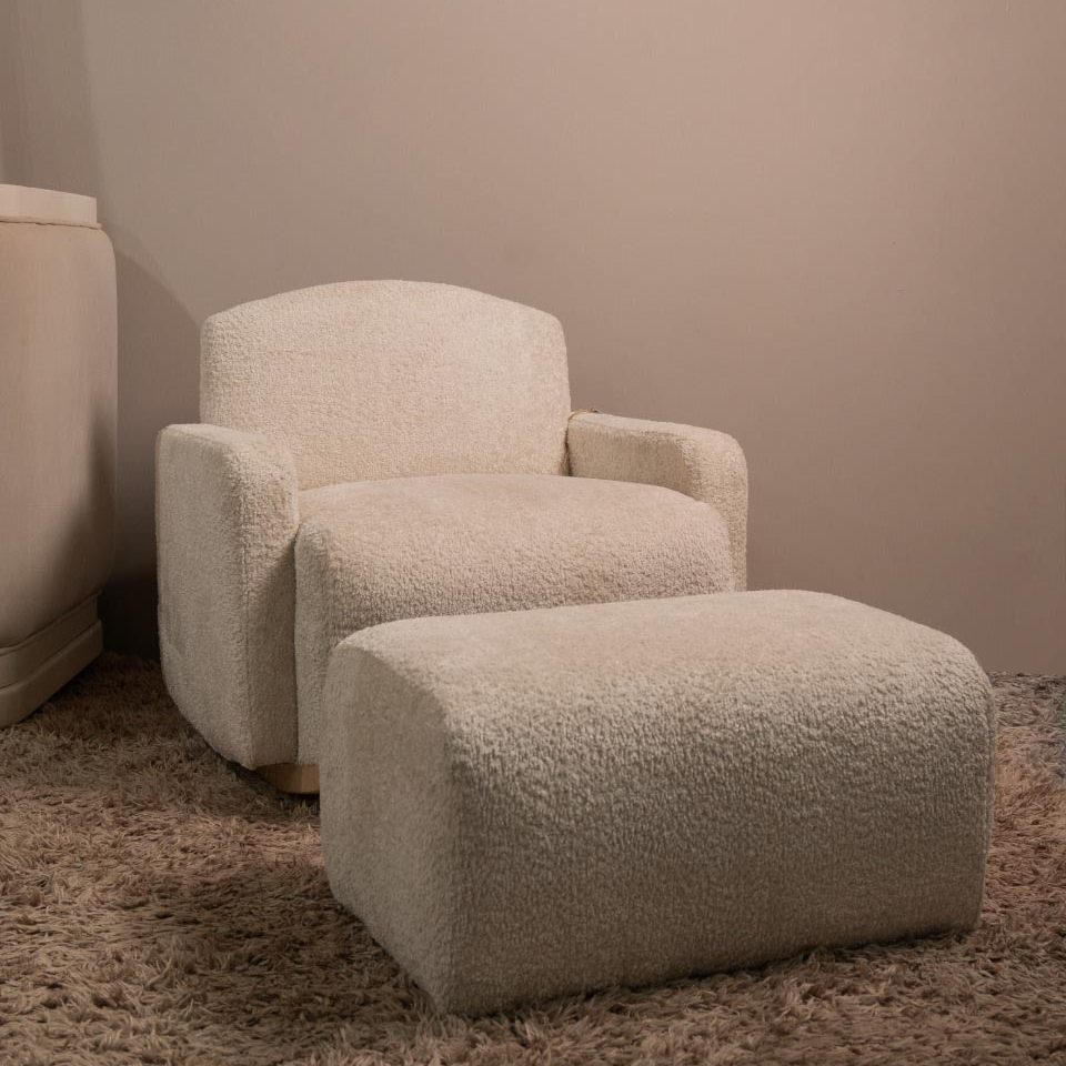 Fauteuil Neutral a bascule pour chambre d'enfant