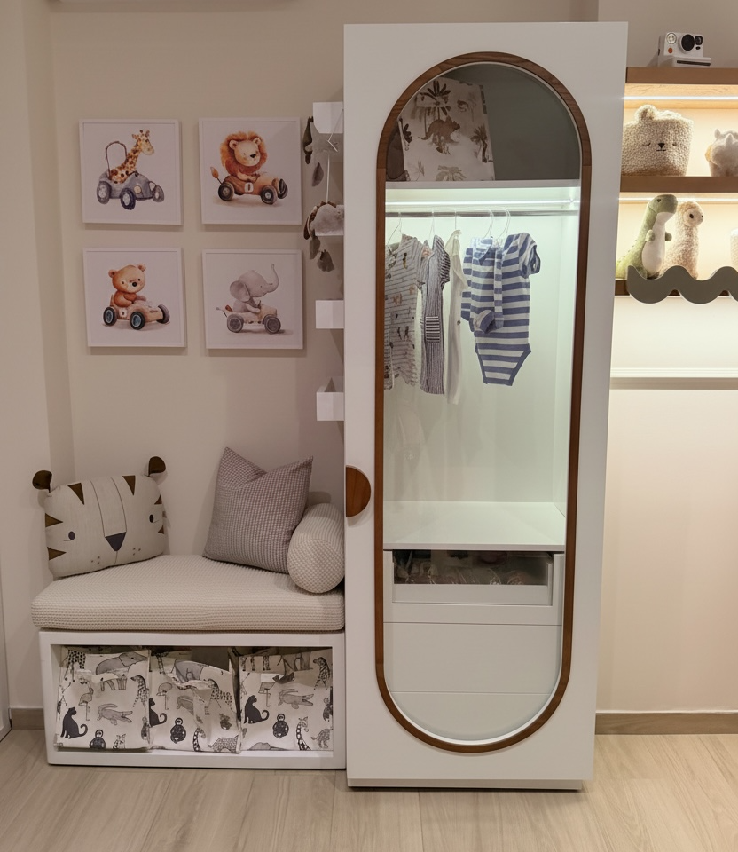 Arche signature - Dressing et coin lecture Montessori